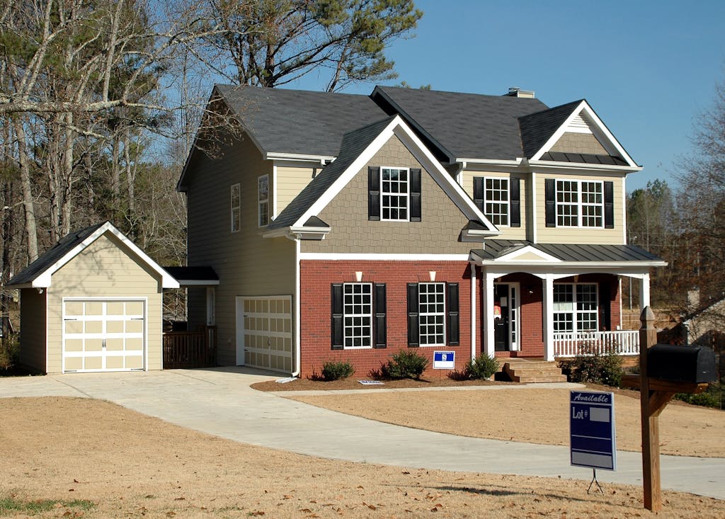 Beautiful two-story home with garage in a serene neighborhood, perfect for families.